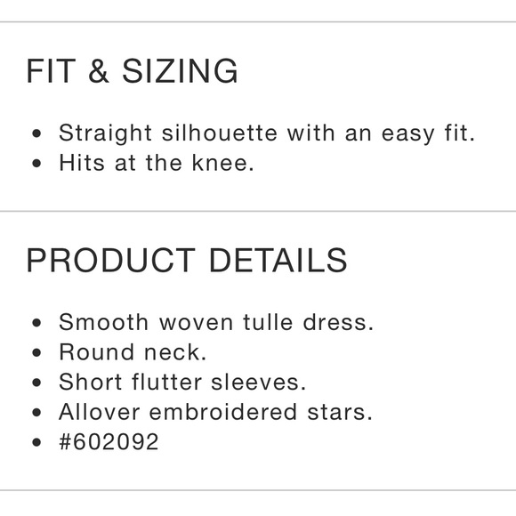 Baby Gap Kids Embroidered Star Tulle Dress 2T OR 3T Toddler BEAUTIFUL NWT!! - Picture 5 of 6